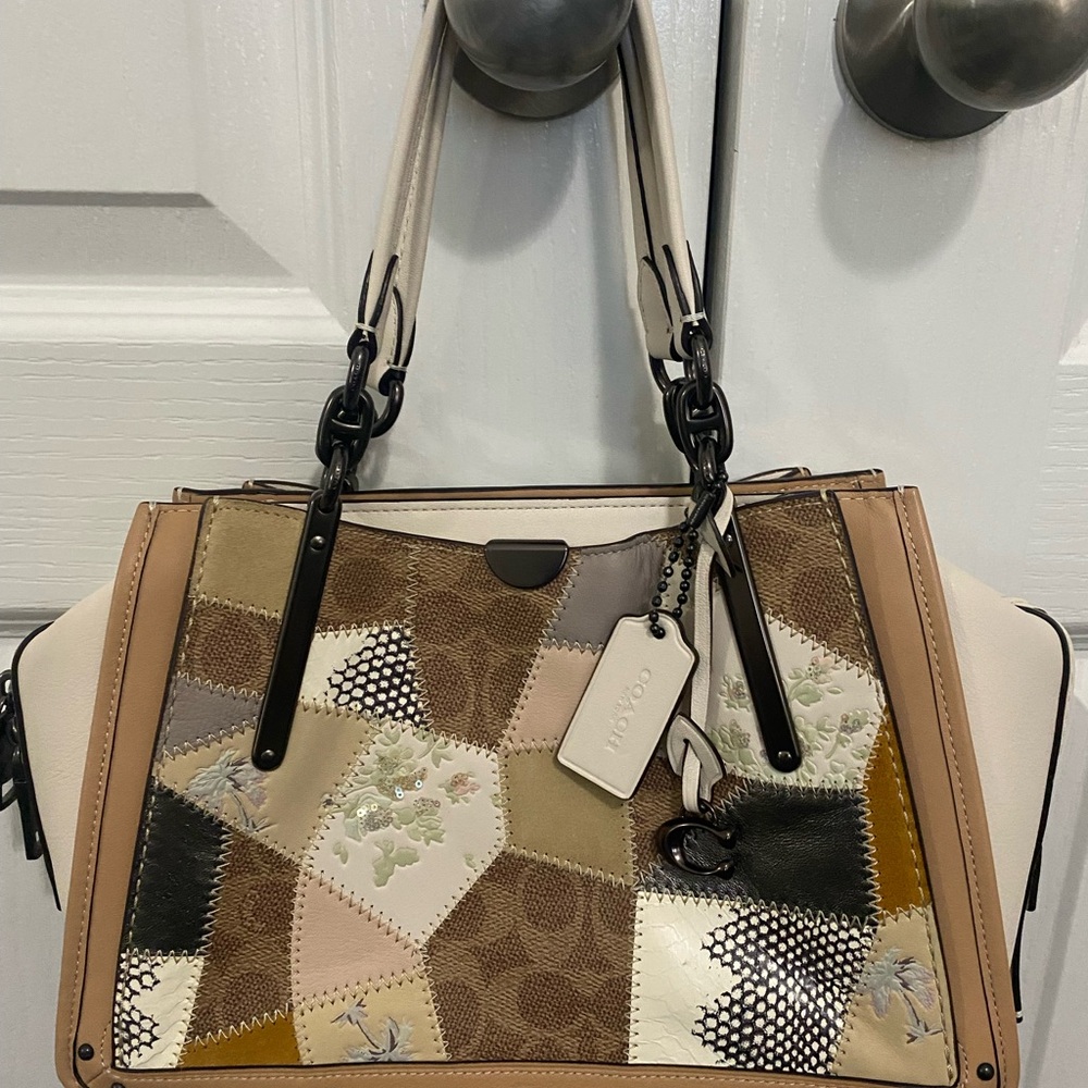 Coach Multicolor Patchwork Shoulder Bag - Picture 3 of 10